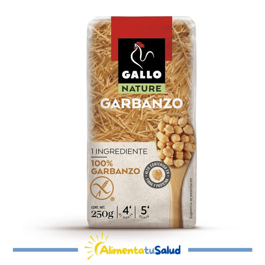 Fideos de Garbanzo - pasta de legumbres - 250 g - Gallo