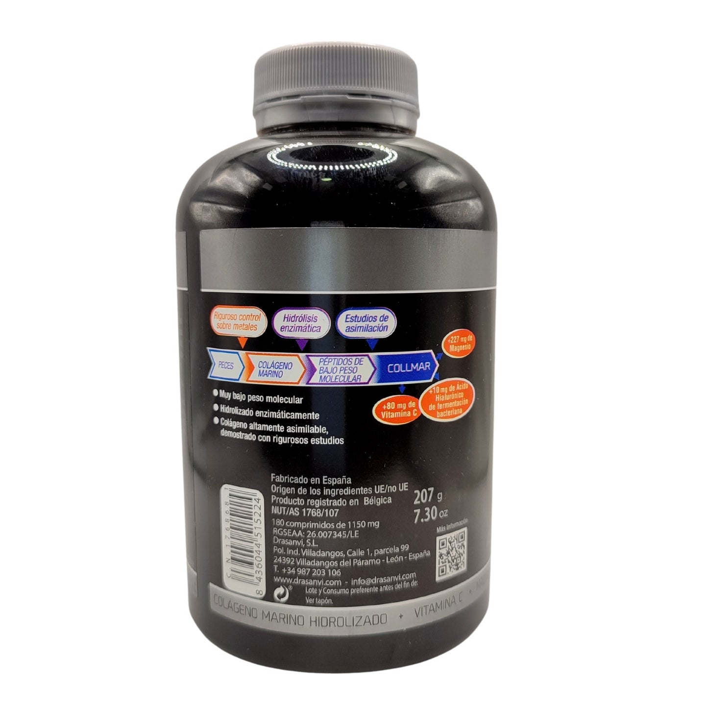 Collmar colágeno marino - Sabor vainilla - Drasanvi - 180 comprimidos