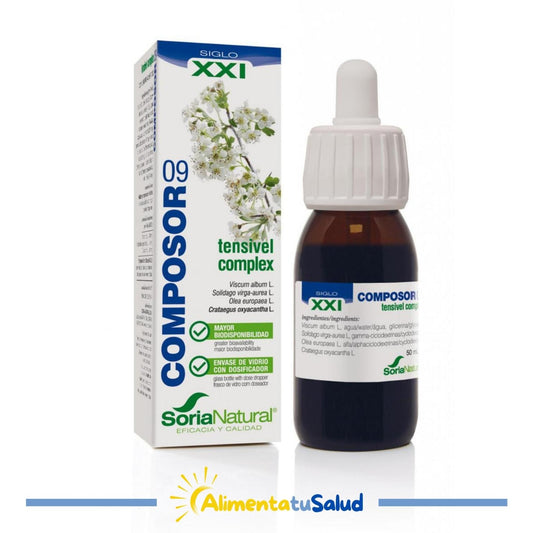 Composor 9 (Tensivel Complex) - Soria natural -50 ml - Gotas