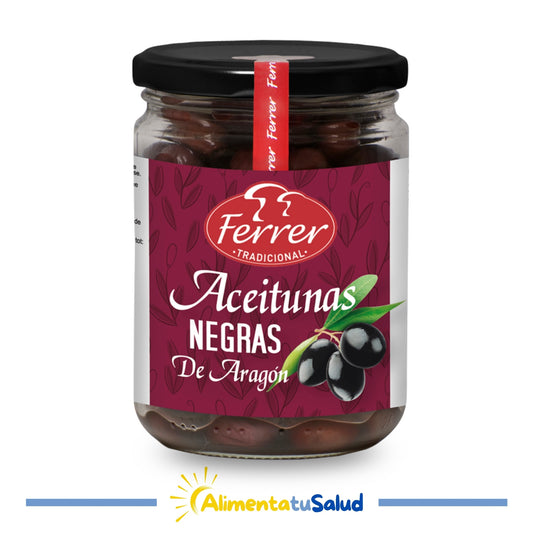 Aceitunas Negras de Aragón  - 440 g - Ferrer