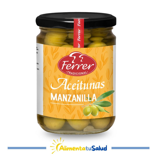Aceitunas Manzanilla - 440 g - Ferrer