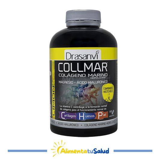 Collmar col·lagen + magnesi - 180 comprimits sabor llimona - Drasanvi