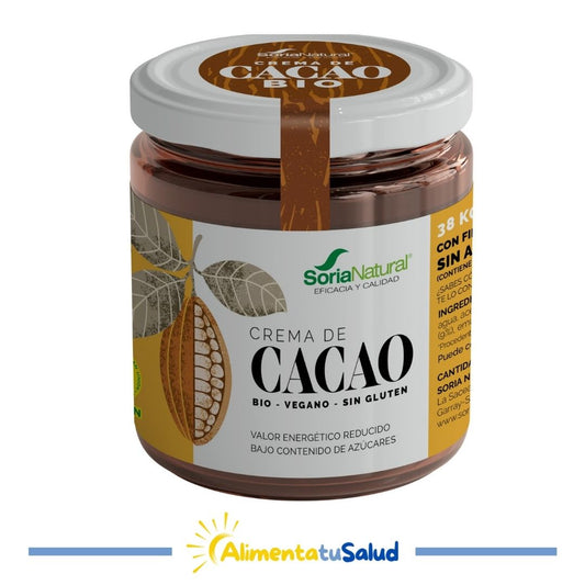 Crema de cacao sin azúcar ECO - 200 g - Soria Natural
