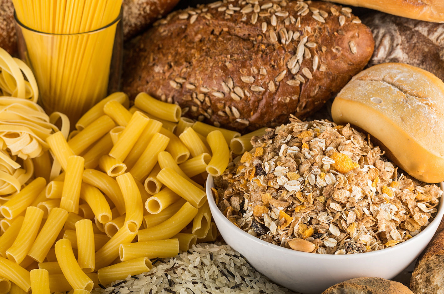 cereales pastas y harinas integrales y saludables
