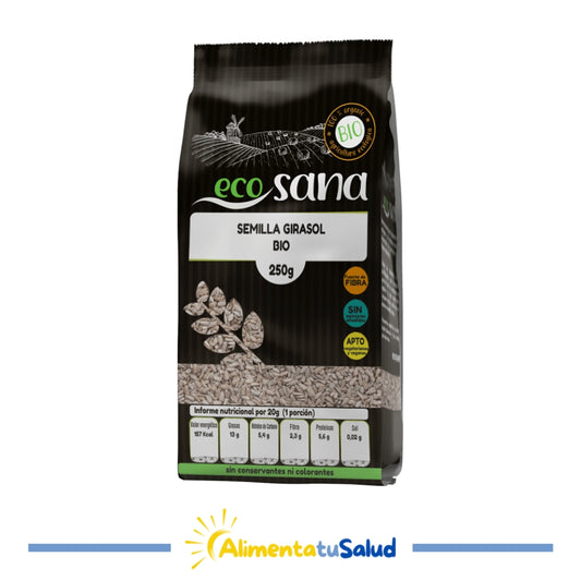 Semillas de Girasol crudas - 250 g - EcoSana
