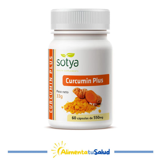 Curcumin Plus - Suplemento de cúrcuma - Sotya - 60 cápsulas