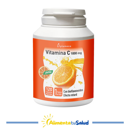 Vitamina C efecto Retard - 1000 mg - 120 cápsulas - Plameca