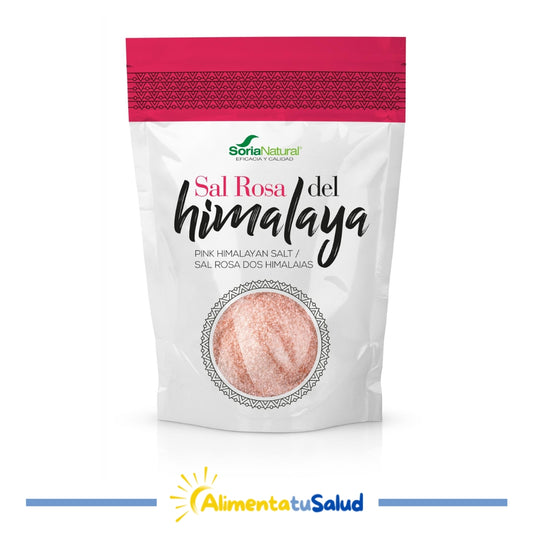 Sal rosa del Himalaya - 1 kg - Soria Natural